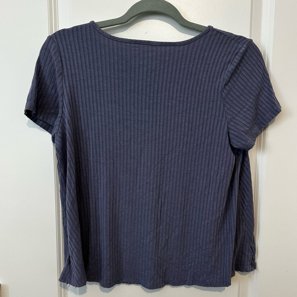 American Eagle Outfitters Shortsleeve Ribbed Tee - Picture 3 of 3